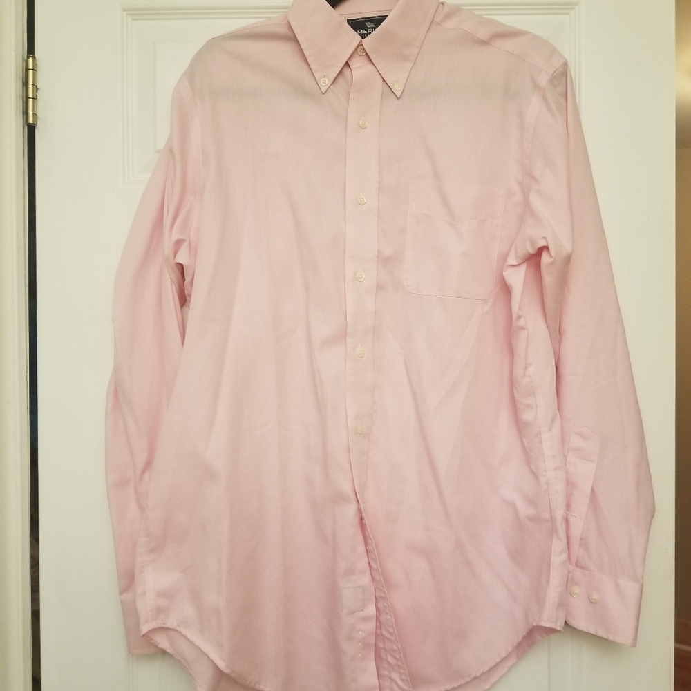 Mens wrinkle free dress shirt